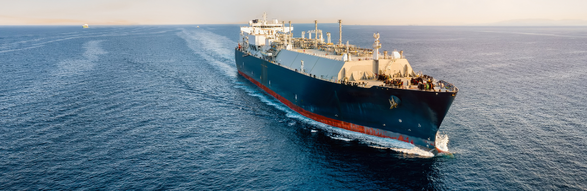 LNG carrier at sea